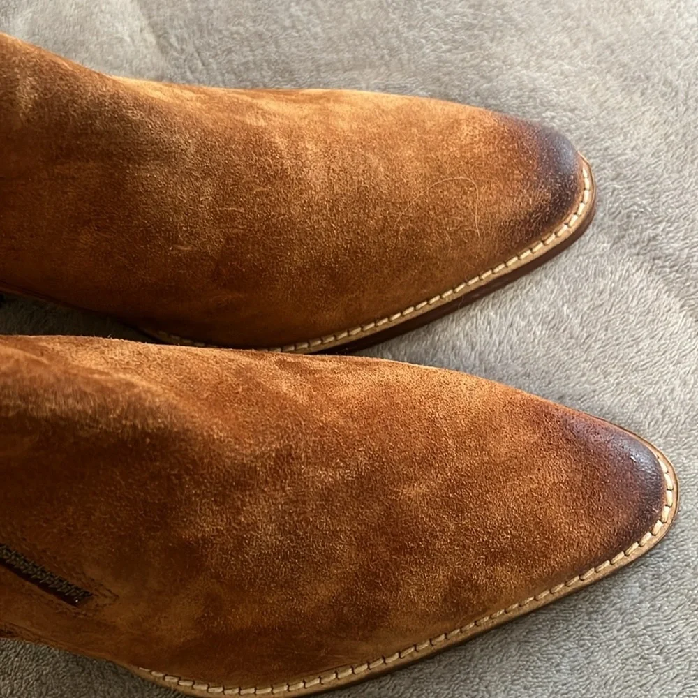 VERY VOLATILE BANDIT SUEDE ANKLE BOOT IN TAN‎